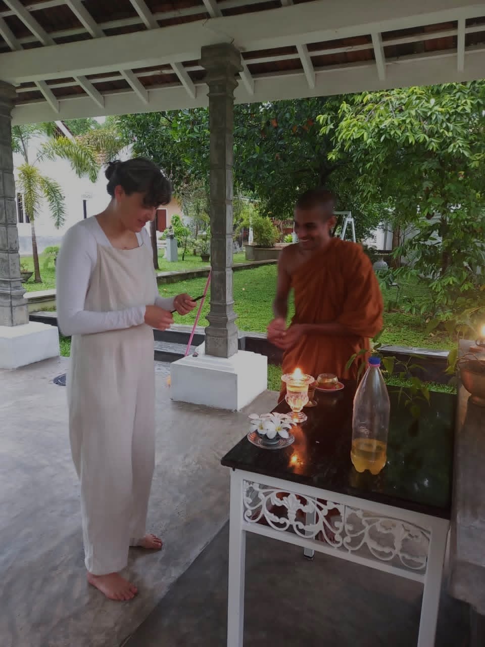 Lighting Sacred Incense
